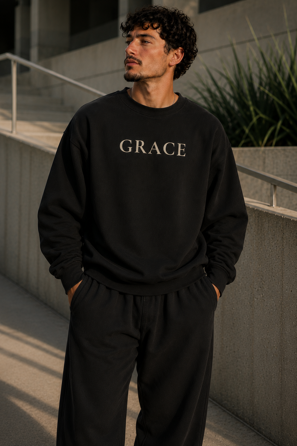 GRACE | Premium Oversized Christian Crewneck