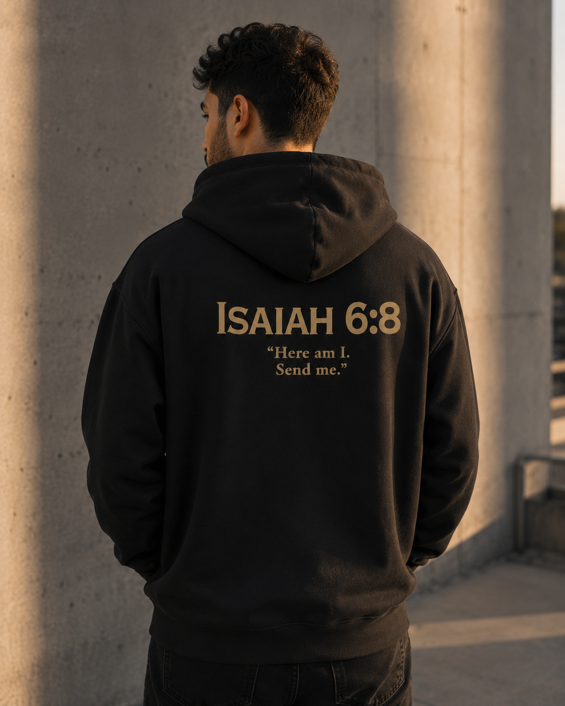 Send Me Christian Hoodie – Isaiah 6:8 Faith Sweatshirt