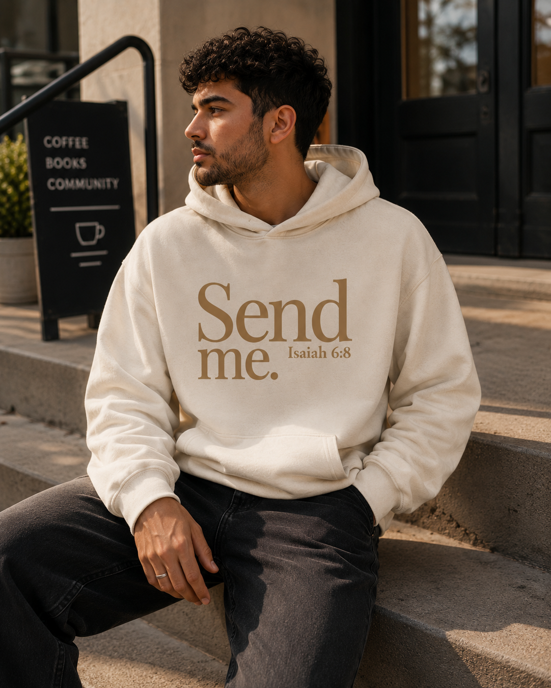 Send Me Christian Hoodie – Isaiah 6:8 Faith Sweatshirt