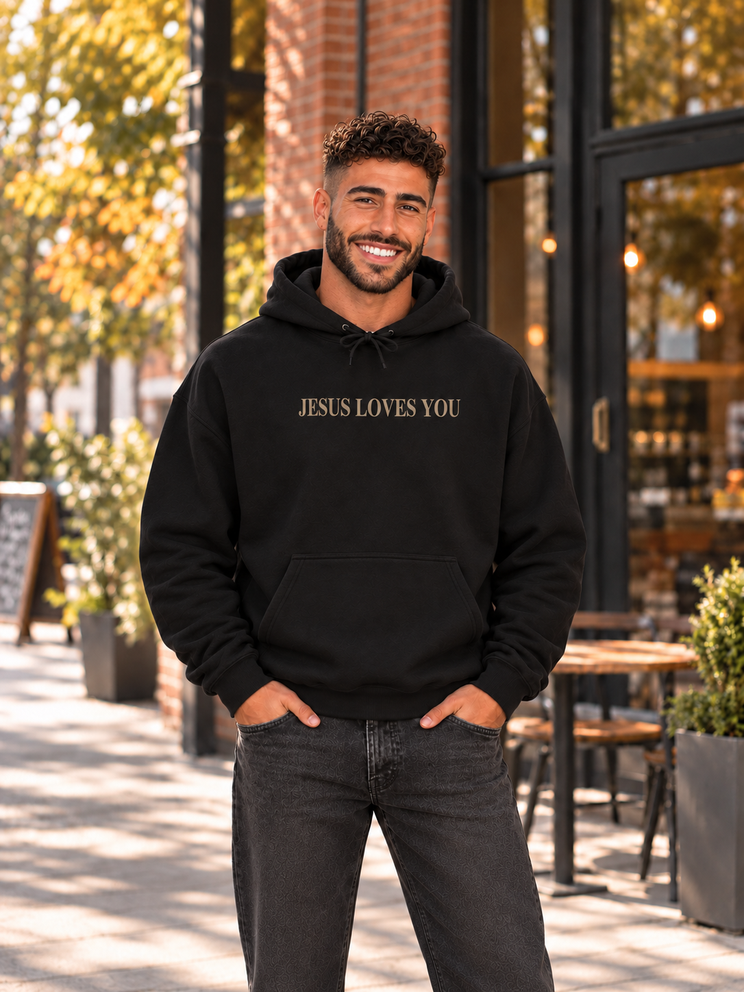 Jesus Loves You Hoodie — 1 John 4:19