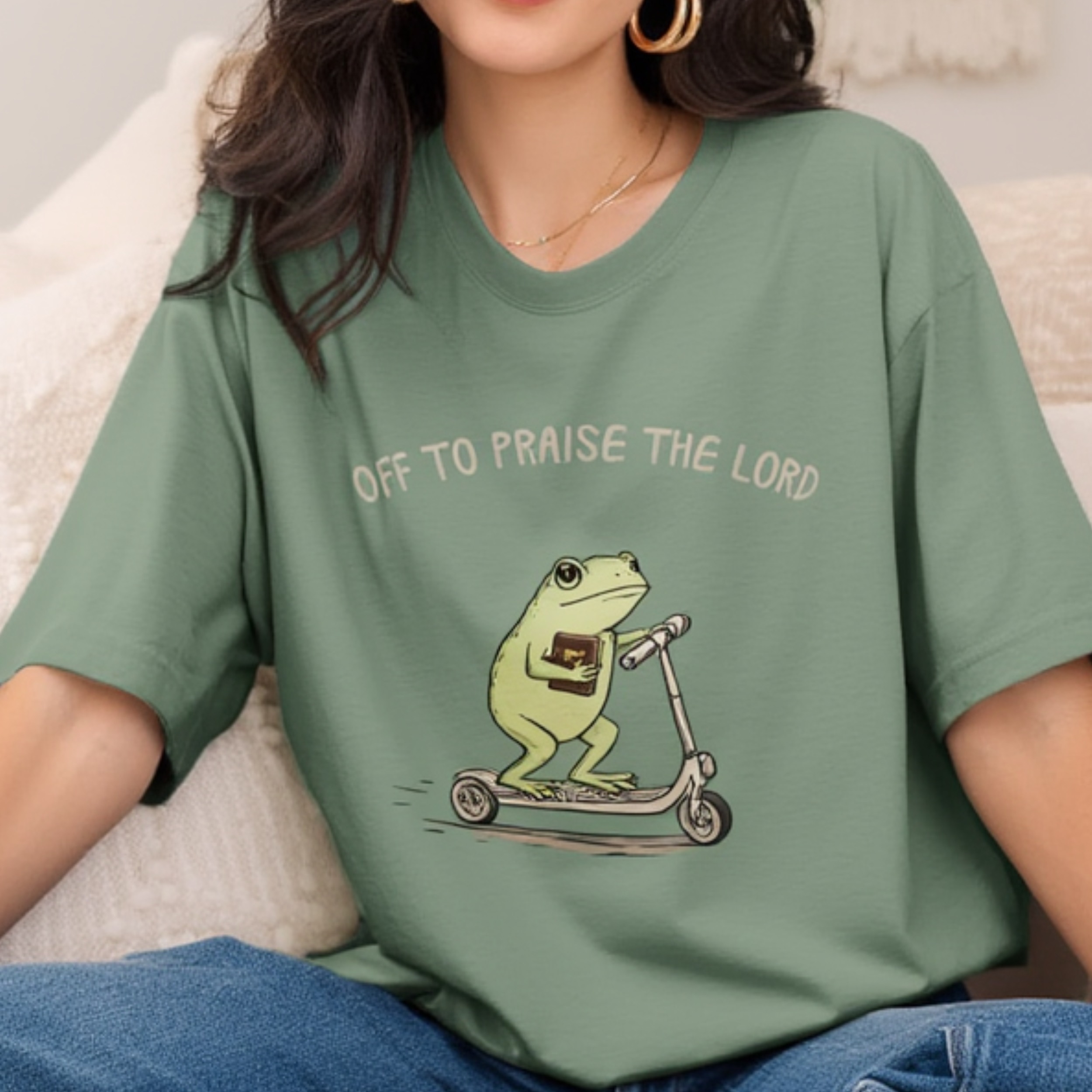 Off to Praise the Lord Graphic Tee