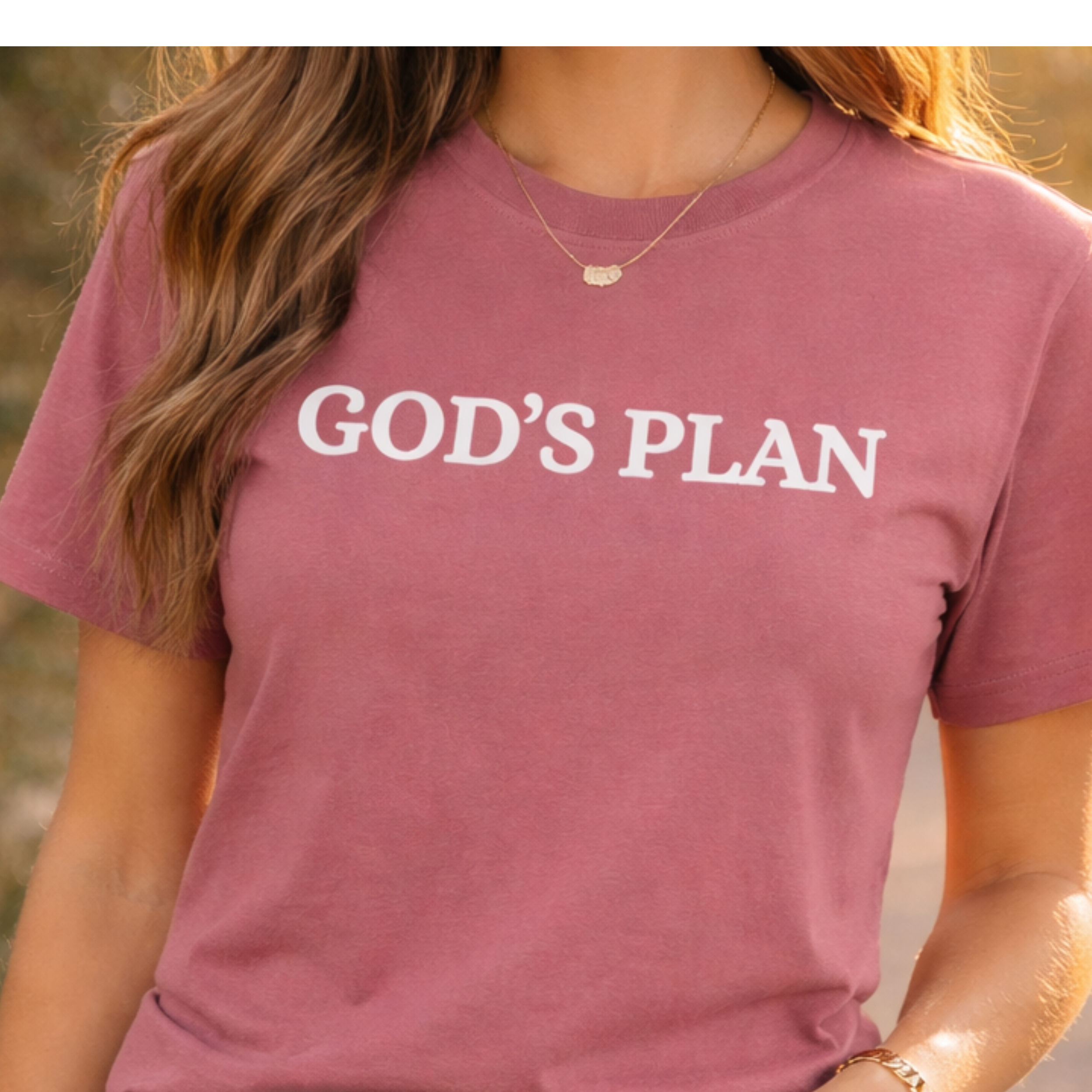 Gods Plan butterfly T-shirt