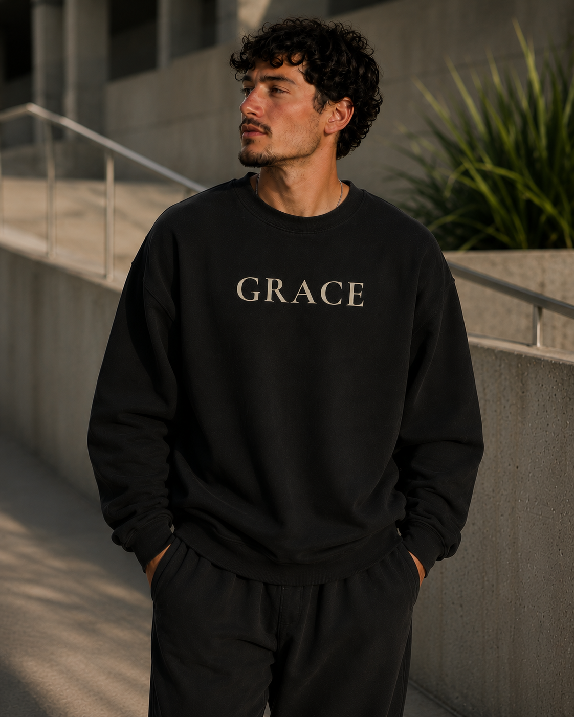 GRACE | Premium Oversized Christian Crewneck