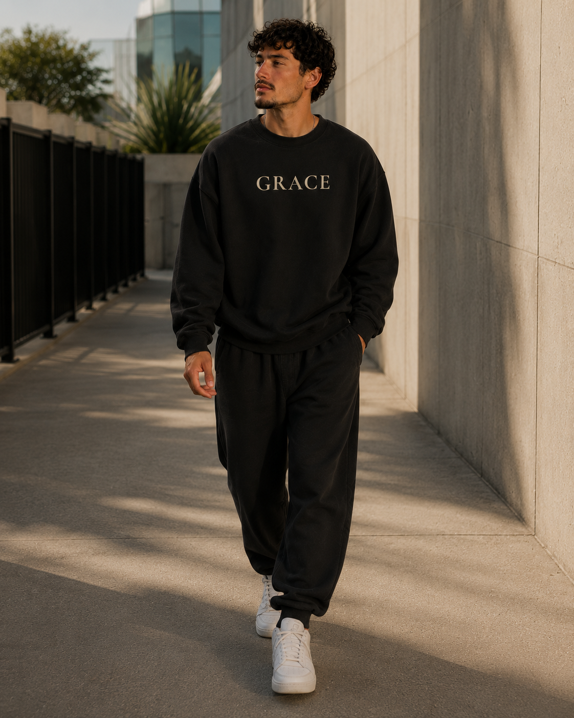 GRACE | Premium Oversized Christian Crewneck