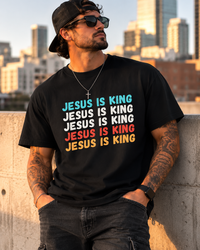 Jesus Is King Christian Graphic Tee | Premium Streetwear Shirt