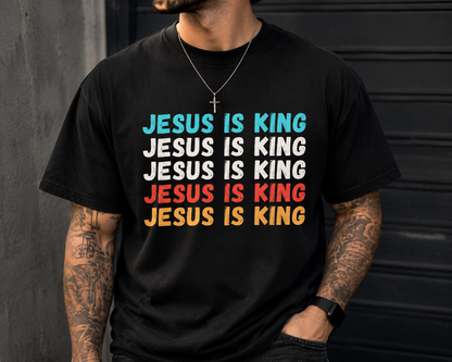 Jesus Is King Christian Graphic Tee | Premium Streetwear Shirt