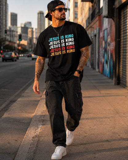 Jesus Is King Christian Graphic Tee | Premium Streetwear Shirt