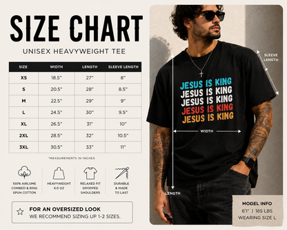 Jesus Is King Christian Graphic Tee | Premium Streetwear Shirt