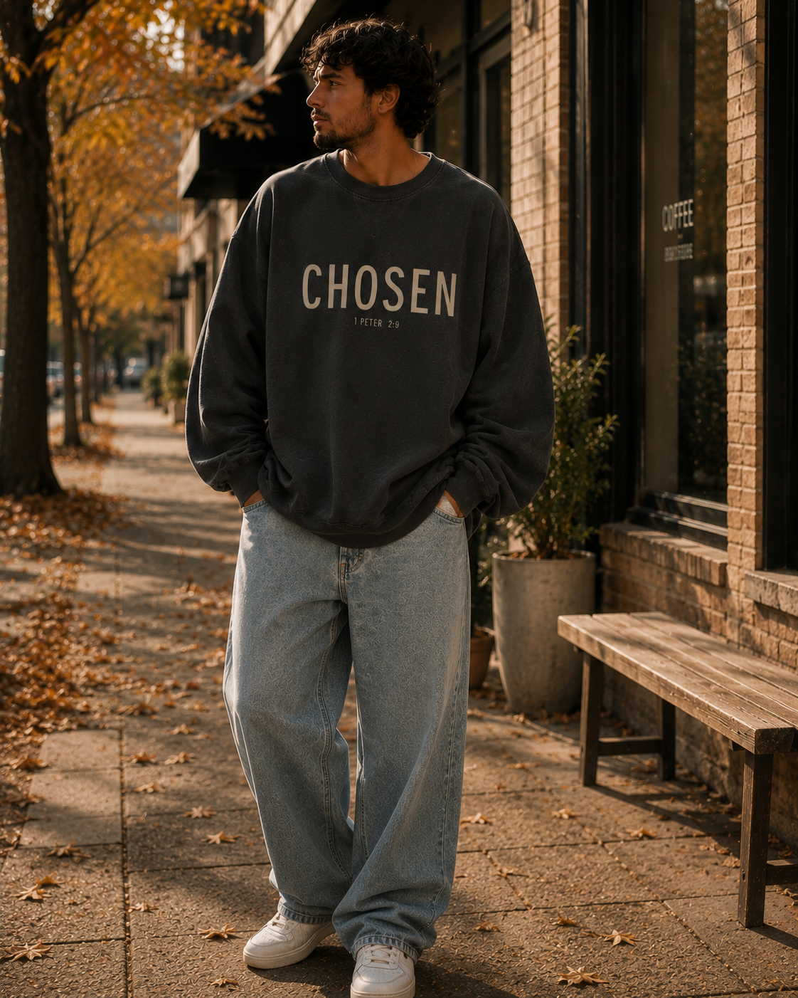 Chosen Crewneck Sweatshirt | 1 Peter 2:9