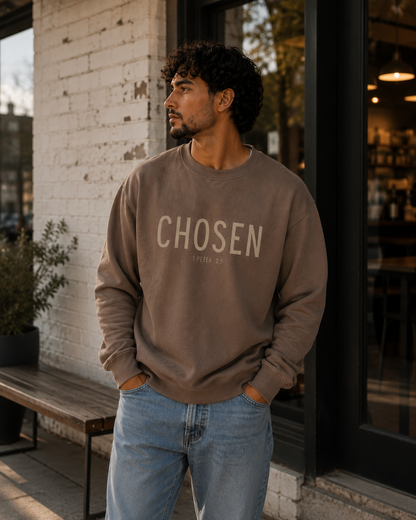Chosen Crewneck Sweatshirt | 1 Peter 2:9