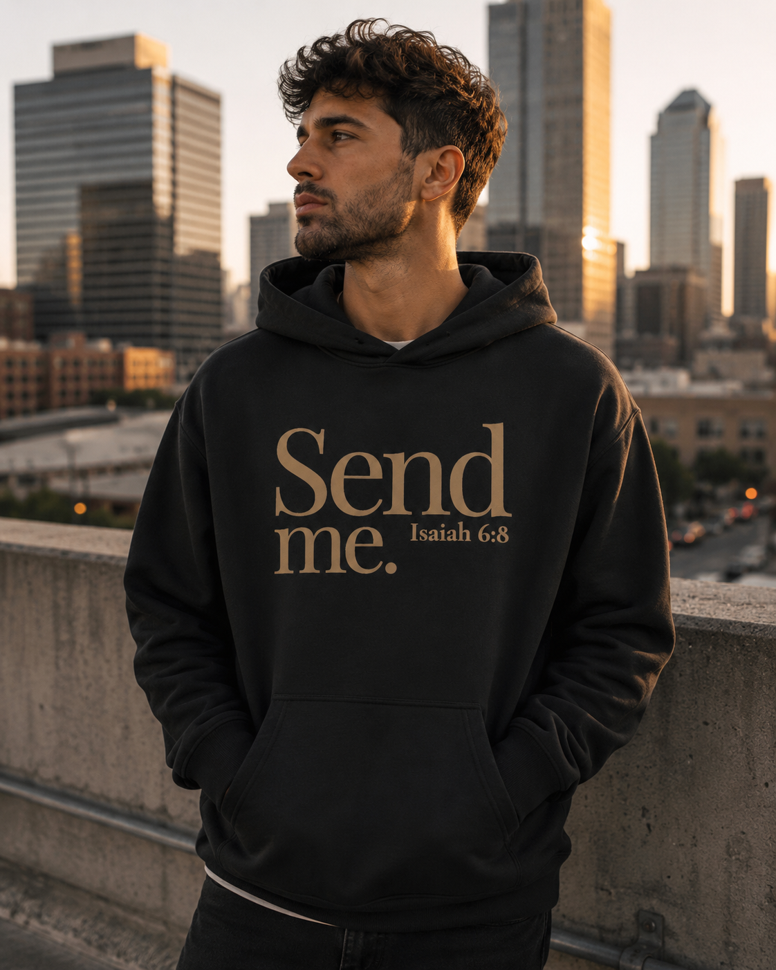 Send Me Christian Hoodie – Isaiah 6:8 Faith Sweatshirt