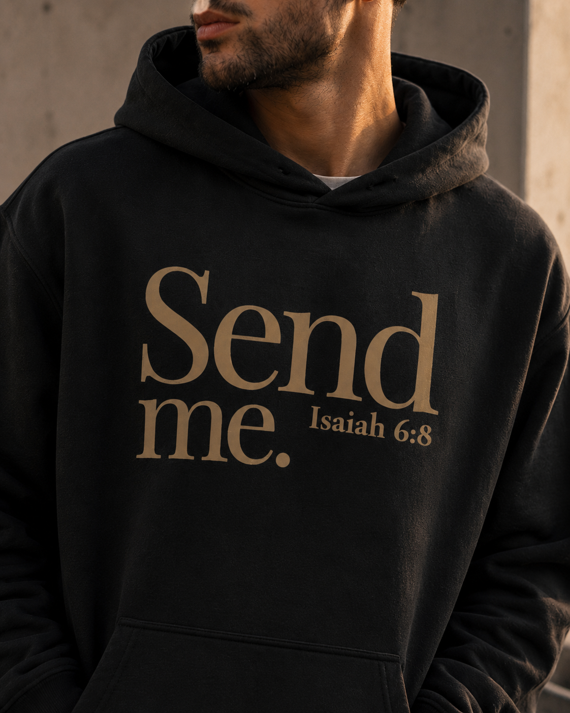 Send Me Christian Hoodie – Isaiah 6:8 Faith Sweatshirt