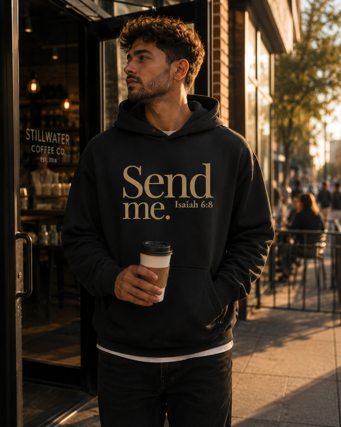 Send Me Christian Hoodie – Isaiah 6:8 Faith Sweatshirt