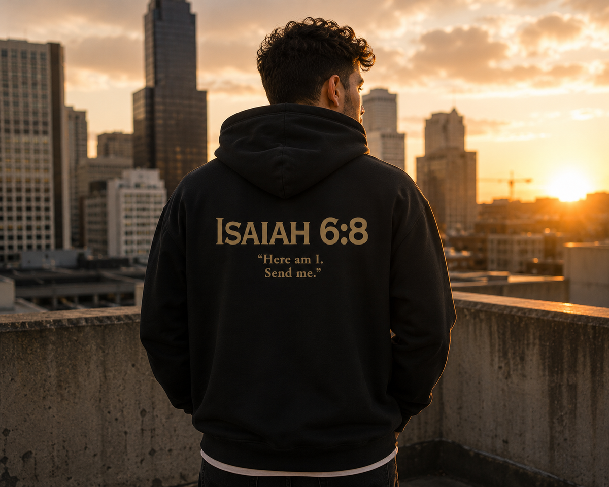 Send Me Christian Hoodie – Isaiah 6:8 Faith Sweatshirt