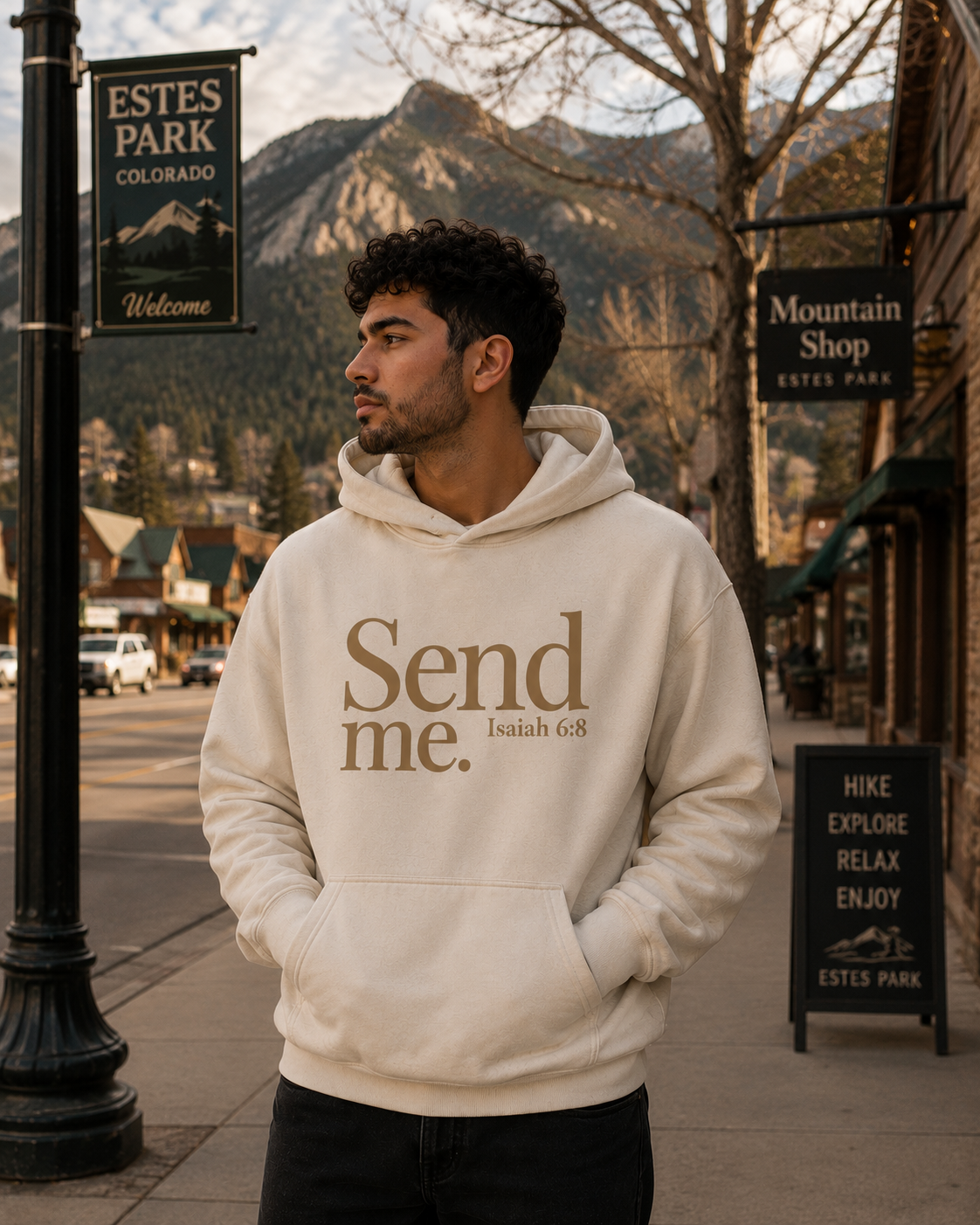 Send Me Christian Hoodie – Isaiah 6:8 Faith Sweatshirt