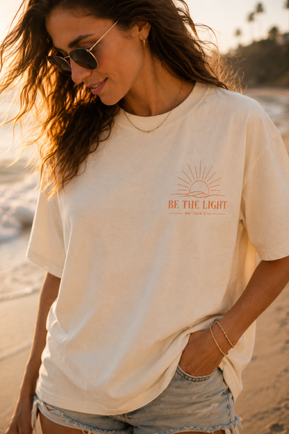 Be the Light Christian T-Shirt | Matthew 5:14 Coastal Faith Tee