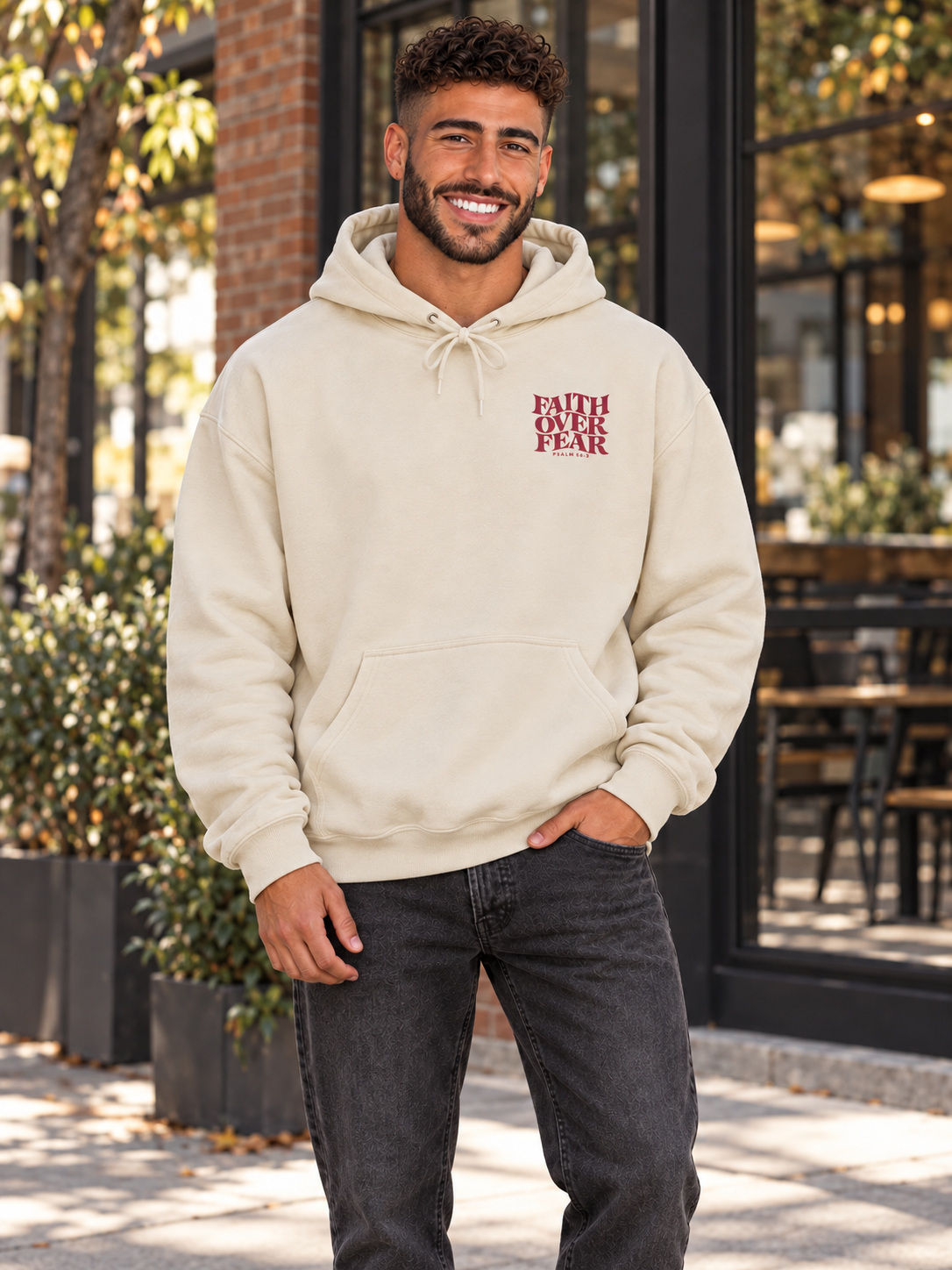 Faith Over Fear Hoodie — Psalm 56:3