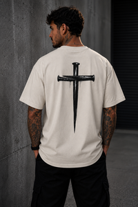 Forged Nail Cross Heavyweight Tee