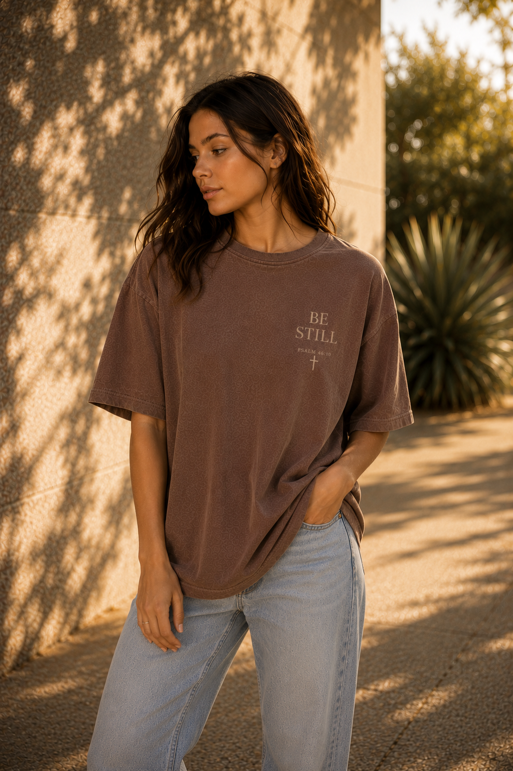 Be Still Tee – Minimal Faith (Psalm 46:10)