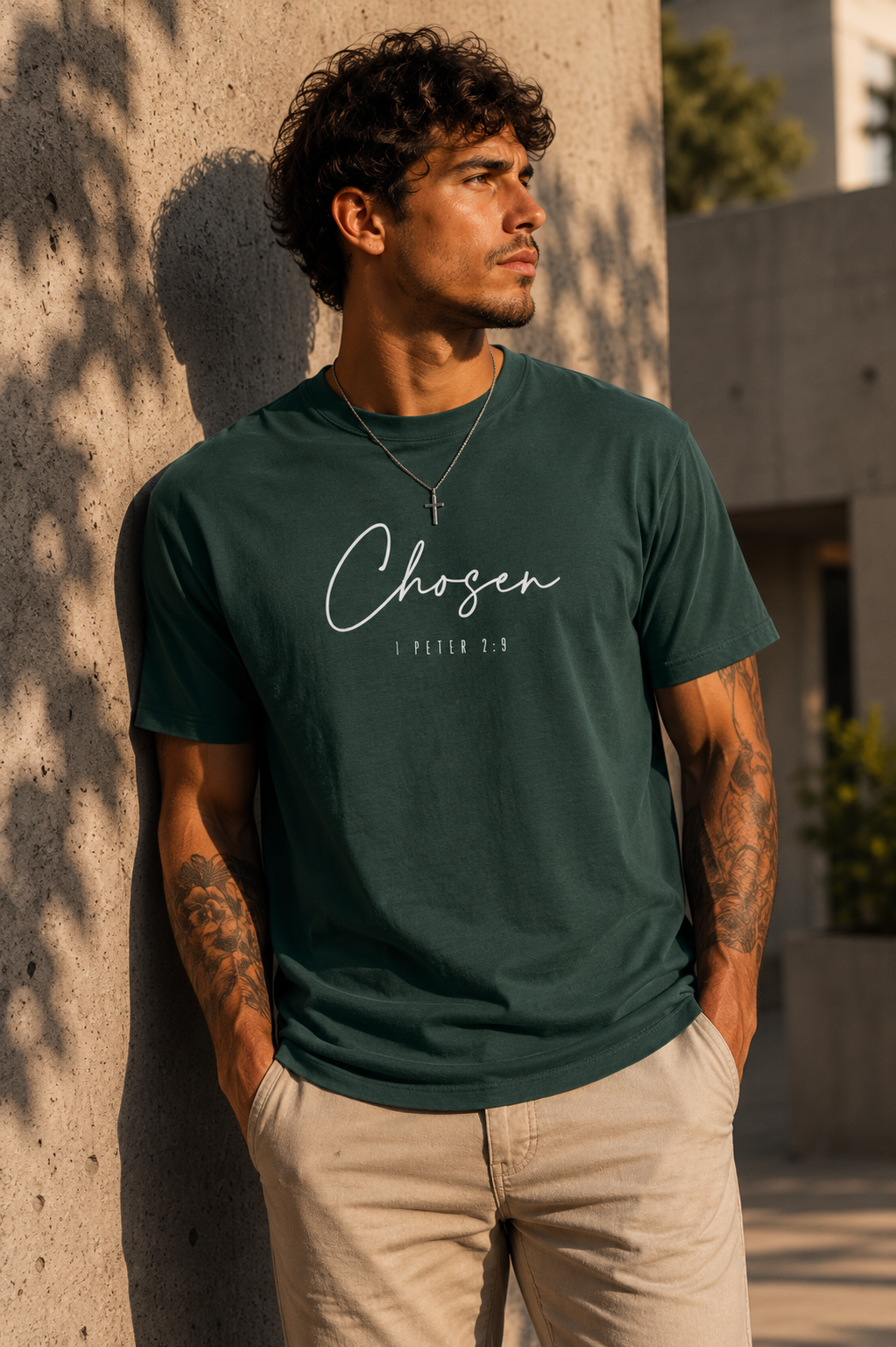 Chosen Christian T-Shirt | 1 Peter 2:9 Faith Based Graphic Tee