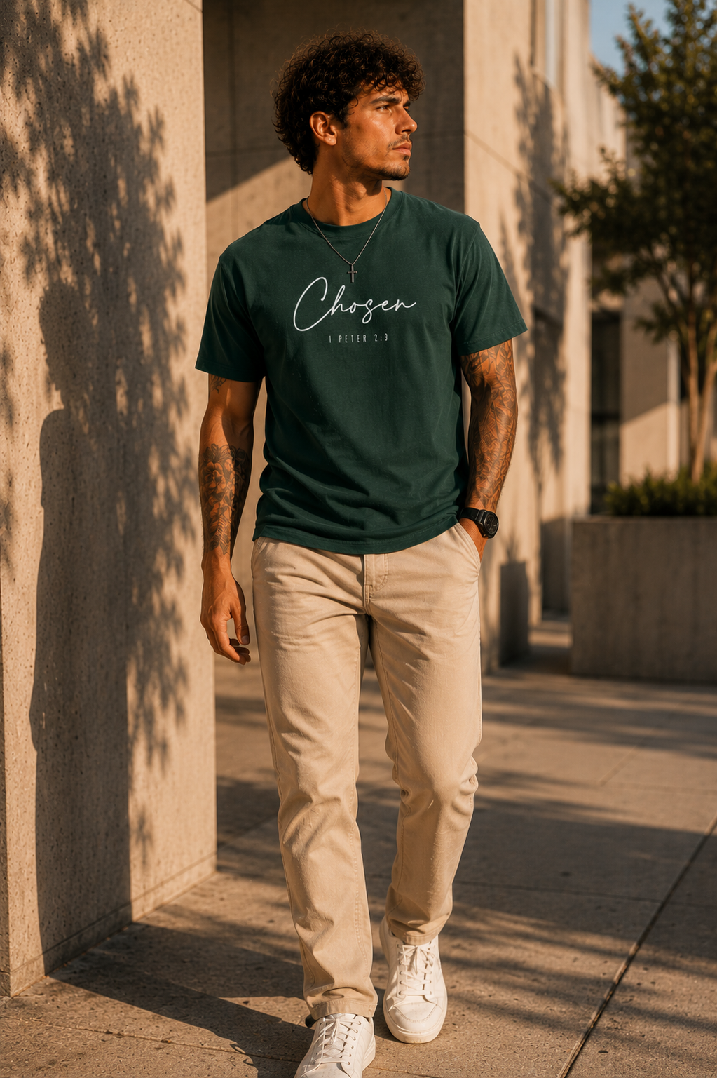 Chosen Christian T-Shirt | 1 Peter 2:9 Faith Based Graphic Tee